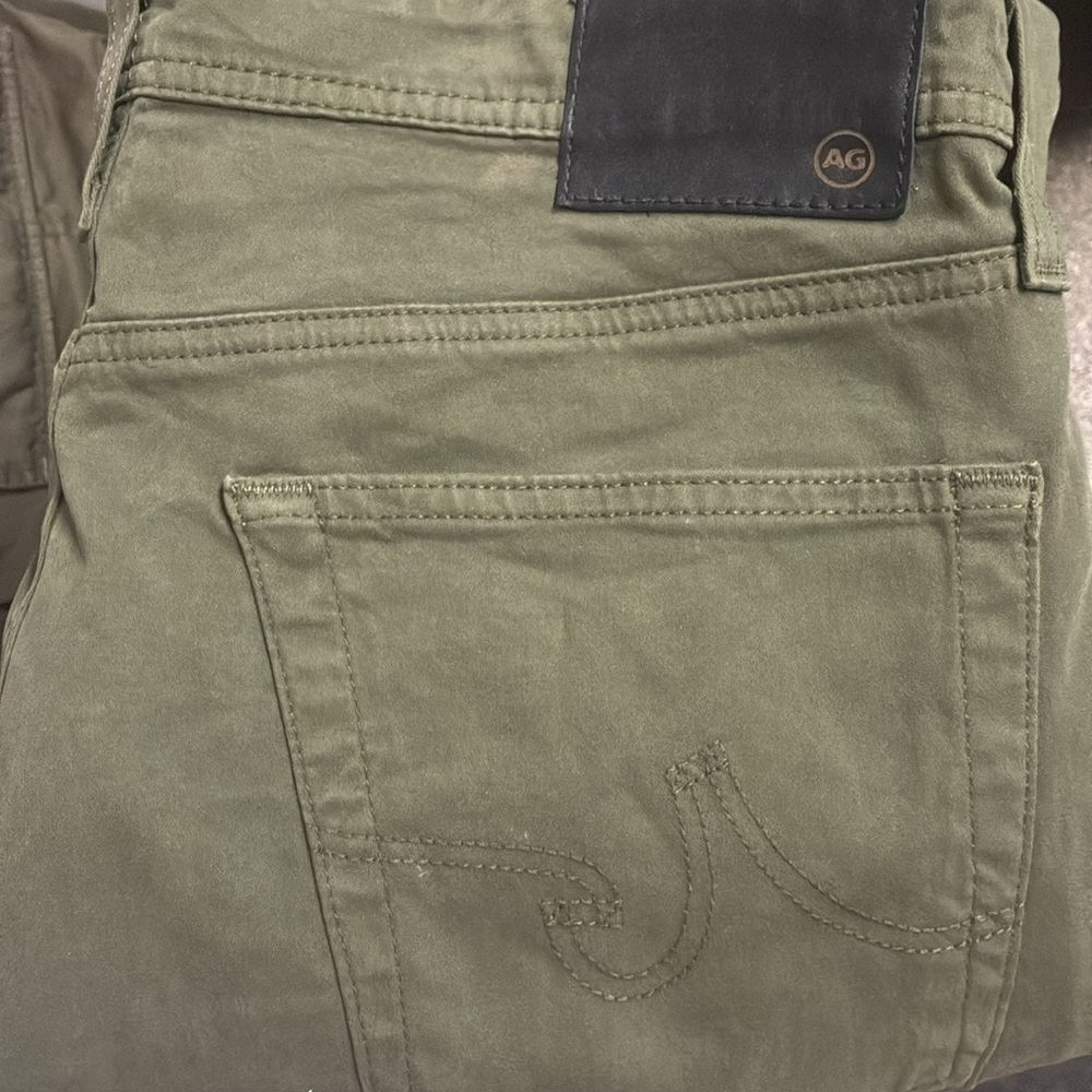 AG Olive Green Jeans
